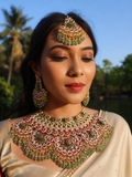 Jadau Kundan Multicolour Necklace Set-SJKNS2006